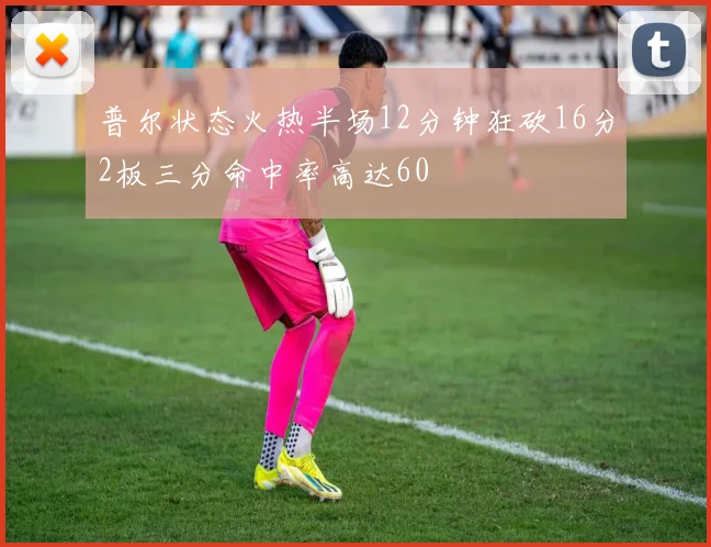 普尔状态火热半场12分钟狂砍16分2板三分命中率高达60